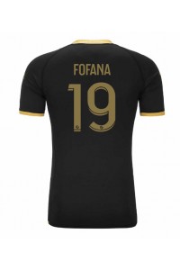 AS Monaco Youssouf Fofana #19 Jalkapallovaatteet Vieraspaita 2023-24 Lyhythihainen